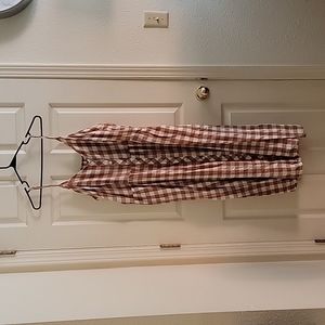 A New Day Brown Gingham Dress